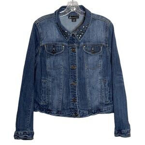 ジャケット KHRISJOY Woman Jacket Gnawed Blue KWS25R0612NYNY06 TRB001 KHRISJOY | Jackets & Coats | Khrisjoy Jacket Woman Gnawed